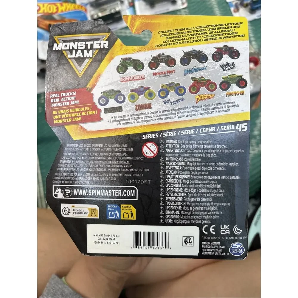 Monster Jam Wreck Deck 1:64 Series 45 2026 Monsterized Truck Tech Zombie Lot